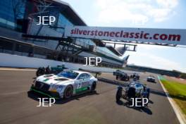 Silverstone Classic (27-29 July 2019) Preview Day, 10th April 2019, At the Home of British Motorsport. Bentley Centenary Tracking Free for editorial use only. Photo credit - JEP