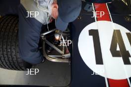 Silverstone Classic 2019 Garage Atmosphere At the Home of British Motorsport. 26-28 July 2019 Free for editorial use only  Photo credit – JEP