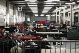 Silverstone Classic 2019 Garage Atmosphere At the Home of British Motorsport. 26-28 July 2019 Free for editorial use only  Photo credit – JEP