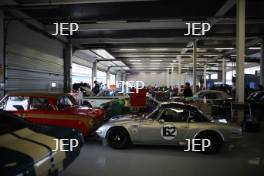 Silverstone Classic 2019 Garage Atmosphere At the Home of British Motorsport. 26-28 July 2019 Free for editorial use only  Photo credit – JEP