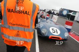 Silverstone Classic 2019 Marshal At the Home of British Motorsport. 26-28 July 2019 Free for editorial use only  Photo credit – JEP