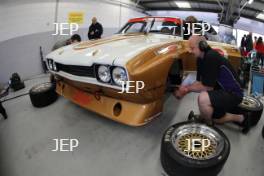 Silverstone Classic 2019 Garage Atmosphere At the Home of British Motorsport. 26-28 July 2019 Free for editorial use only  Photo credit – JEP