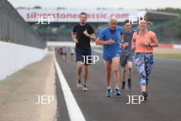 Silverstone Classic 2019 Alzheimer Run At the Home of British Motorsport. 26-28 July 2019 Free for editorial use only  Photo credit – JEP