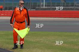 Silverstone Classic 2019 Marshal At the Home of British Motorsport. 26-28 July 2019 Free for editorial use only  Photo credit – JEP