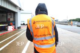 Silverstone Classic 2019 Marshal At the Home of British Motorsport. 26-28 July 2019 Free for editorial use only  Photo credit – JEP