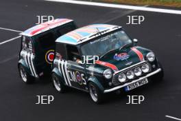 Silverstone Classic 2019 Mini Parade At the Home of British Motorsport. 26-28 July 2019 Free for editorial use only  Photo credit – JEP