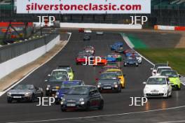 Silverstone Classic 2019 Abarth Parade At the Home of British Motorsport. 26-28 July 2019 Free for editorial use only  Photo credit – JEP