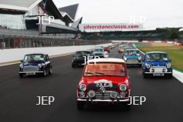 Silverstone Classic 2019 Mini Anniversary Parade At the Home of British Motorsport. 26-28 July 2019 Free for editorial use only  Photo credit – JEP