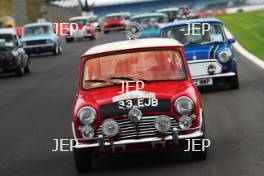 Silverstone Classic 2019 Mini Anniversary Parade At the Home of British Motorsport. 26-28 July 2019 Free for editorial use only  Photo credit – JEP