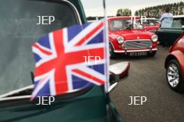 Silverstone Classic 2019 Mini Anniversary Parade At the Home of British Motorsport. 26-28 July 2019 Free for editorial use only  Photo credit – JEP