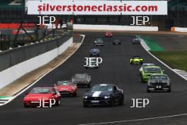 Silverstone Classic 2019 Mustang Parade At the Home of British Motorsport. 26-28 July 2019 Free for editorial use only  Photo credit – JEP