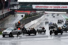 Silverstone Classic 2019 Saturday Parade At the Home of British Motorsport. 26-28 July 2019 Free for editorial use only  Photo credit – JEP