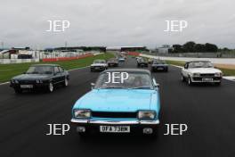 Silverstone Classic 2019 Ford Capri Parade At the Home of British Motorsport. 26-28 July 2019 Free for editorial use only  Photo credit – JEP