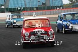 Silverstone Classic 2019 Mini Anniversary Parade At the Home of British Motorsport. 26-28 July 2019 Free for editorial use only  Photo credit – JEP