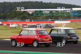 Silverstone Classic 2019 Mini Parade At the Home of British Motorsport. 26-28 July 2019 Free for editorial use only  Photo credit – JEP