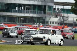 Silverstone Classic 2019 Mini Parade At the Home of British Motorsport. 26-28 July 2019 Free for editorial use only  Photo credit – JEP