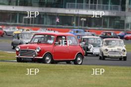 Silverstone Classic 2019 Mini Parade At the Home of British Motorsport. 26-28 July 2019 Free for editorial use only  Photo credit – JEP