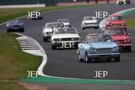 Silverstone Classic 2019 Triumph Parade At the Home of British Motorsport. 26-28 July 2019 Free for editorial use only  Photo credit – JEP