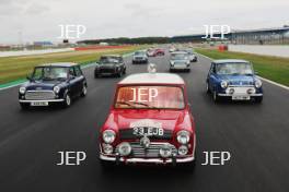 Silverstone Classic 2019 Mini Anniversary Parade At the Home of British Motorsport. 26-28 July 2019 Free for editorial use only  Photo credit – JEP