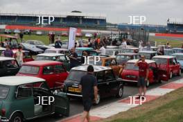 Silverstone Classic 2019 Mini Anniversary Parade At the Home of British Motorsport. 26-28 July 2019 Free for editorial use only  Photo credit – JEP