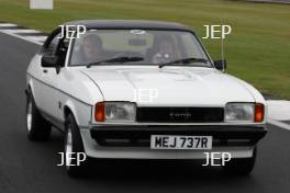 Silverstone Classic 2019 Ford Capri Parade At the Home of British Motorsport. 26-28 July 2019 Free for editorial use only  Photo credit – JEP