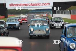 Silverstone Classic 2019 Mini Anniversary Parade At the Home of British Motorsport. 26-28 July 2019 Free for editorial use only  Photo credit – JEP