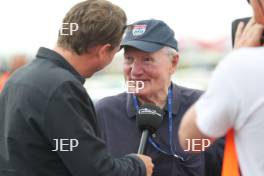 Silverstone Classic 2019 Mini Anniversary Parade Paddy Hopkirk at the Home of British Motorsport. 26-28 July 2019 Free for editorial use only  Photo credit – JEP