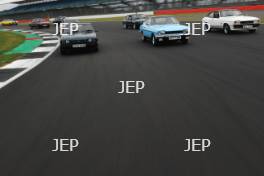 Silverstone Classic 2019 Ford Capri Parade At the Home of British Motorsport. 26-28 July 2019 Free for editorial use only  Photo credit – JEP