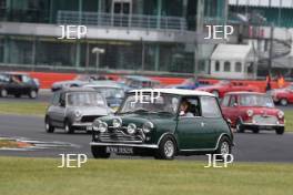 Silverstone Classic 2019 Mini Parade At the Home of British Motorsport. 26-28 July 2019 Free for editorial use only  Photo credit – JEP