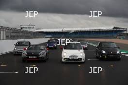 Silverstone Classic 2019 Abarth Parade At the Home of British Motorsport. 26-28 July 2019 Free for editorial use only  Photo credit – JEP