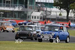 Silverstone Classic 2019 Mini Parade At the Home of British Motorsport. 26-28 July 2019 Free for editorial use only  Photo credit – JEP