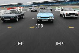 Silverstone Classic 2019 Ford Capri Parade At the Home of British Motorsport. 26-28 July 2019 Free for editorial use only  Photo credit – JEP