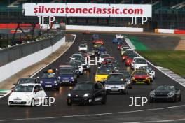 Silverstone Classic 2019 Abarth Parade At the Home of British Motorsport. 26-28 July 2019 Free for editorial use only  Photo credit – JEP