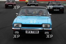 Silverstone Classic 2019 Ford Capri Parade At the Home of British Motorsport. 26-28 July 2019 Free for editorial use only  Photo credit – JEP