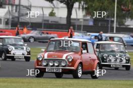 Silverstone Classic 2019 Mini Parade At the Home of British Motorsport. 26-28 July 2019 Free for editorial use only  Photo credit – JEP