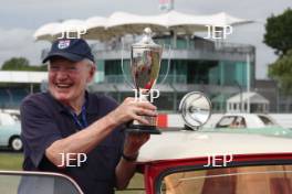 Silverstone Classic 2019 Mini Anniversary Parade Paddy Hopkirk at the Home of British Motorsport. 26-28 July 2019 Free for editorial use only  Photo credit – JEP