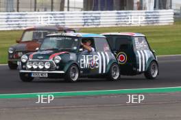 Silverstone Classic 2019 Mini Parade At the Home of British Motorsport. 26-28 July 2019 Free for editorial use only  Photo credit – JEP