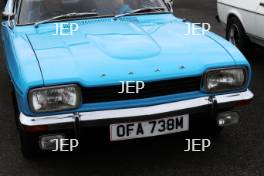 Silverstone Classic 2019 Ford Capri Parade At the Home of British Motorsport. 26-28 July 2019 Free for editorial use only  Photo credit – JEP