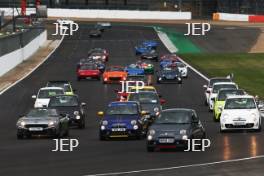 Silverstone Classic 2019 Abarth Parade At the Home of British Motorsport. 26-28 July 2019 Free for editorial use only  Photo credit – JEP