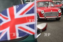 Silverstone Classic 2019 Mini Anniversary Parade At the Home of British Motorsport. 26-28 July 2019 Free for editorial use only  Photo credit – JEP