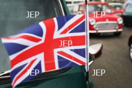 Silverstone Classic 2019 Mini Anniversary Parade At the Home of British Motorsport. 26-28 July 2019 Free for editorial use only  Photo credit – JEP