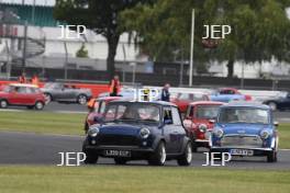 Silverstone Classic 2019 Mini Parade At the Home of British Motorsport. 26-28 July 2019 Free for editorial use only  Photo credit – JEP