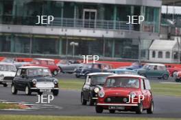 Silverstone Classic 2019 Mini Parade At the Home of British Motorsport. 26-28 July 2019 Free for editorial use only  Photo credit – JEP