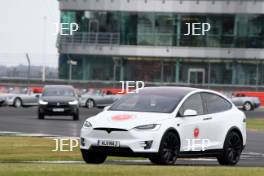 Silverstone Classic 2019 Tesla Parade At the Home of British Motorsport. 26-28 July 2019 Free for editorial use only  Photo credit – JEP