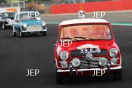 Silverstone Classic 2019 Mini Anniversary Parade At the Home of British Motorsport. 26-28 July 2019 Free for editorial use only  Photo credit – JEP