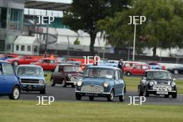 Silverstone Classic 2019 Mini Parade At the Home of British Motorsport. 26-28 July 2019 Free for editorial use only  Photo credit – JEP