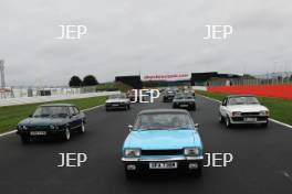 Silverstone Classic 2019 Ford Capri Parade At the Home of British Motorsport. 26-28 July 2019 Free for editorial use only  Photo credit – JEP