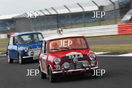 Silverstone Classic 2019 Mini Anniversary Parade At the Home of British Motorsport. 26-28 July 2019 Free for editorial use only  Photo credit – JEP