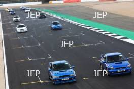 Silverstone Classic 2019 Impreza Parade At the Home of British Motorsport. 26-28 July 2019 Free for editorial use only  Photo credit – JEP