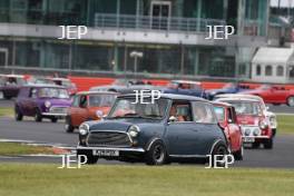 Silverstone Classic 2019 Mini Parade At the Home of British Motorsport. 26-28 July 2019 Free for editorial use only  Photo credit – JEP